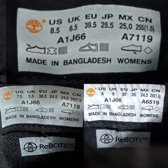 NWB Timberland courmayeur valley chelsea boots black leather block heel classic - Picture 16 of 16